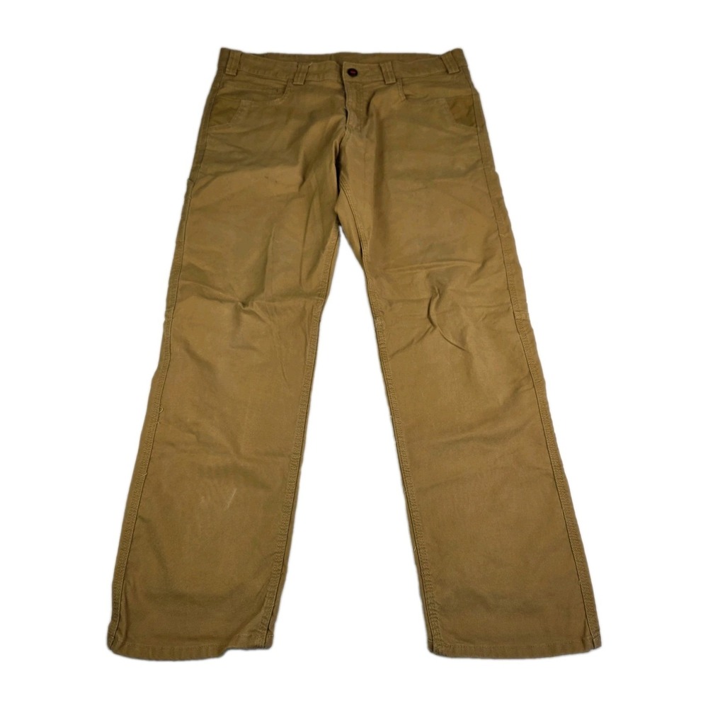 Milwaukee Jeans Mens Size 38x32 Brown Heavy Duty Flex Work Pants